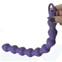 Lumunu Deluxe Analkugeln Mit Vibration Purple